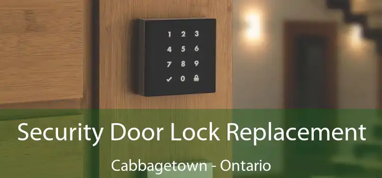Security Door Lock Replacement Cabbagetown - Ontario