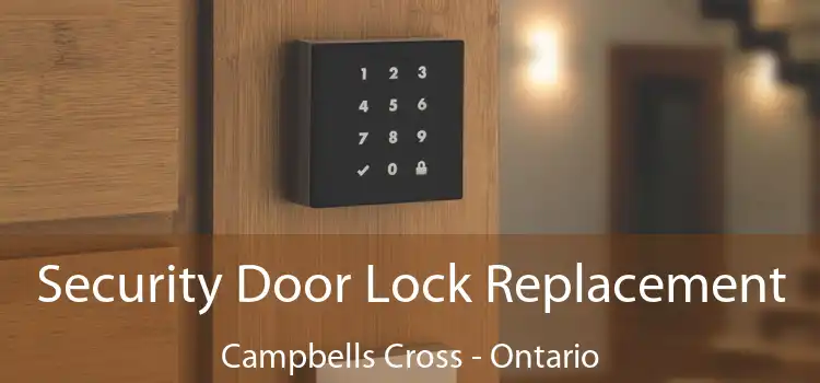 Security Door Lock Replacement Campbells Cross - Ontario