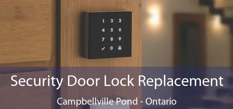 Security Door Lock Replacement Campbellville Pond - Ontario
