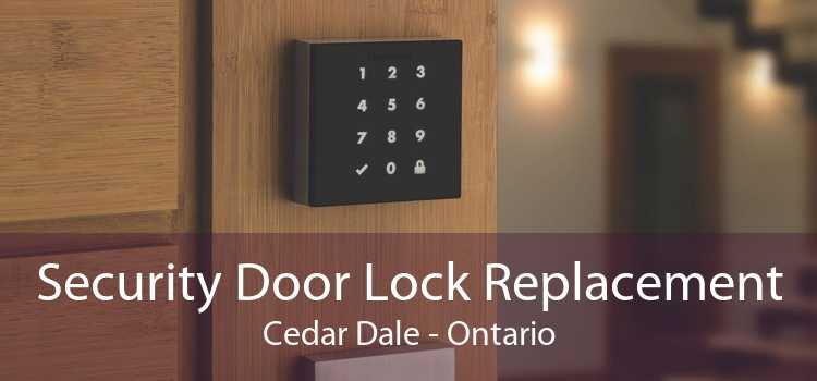 Security Door Lock Replacement Cedar Dale - Ontario