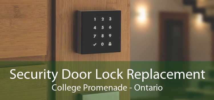 Security Door Lock Replacement College Promenade - Ontario