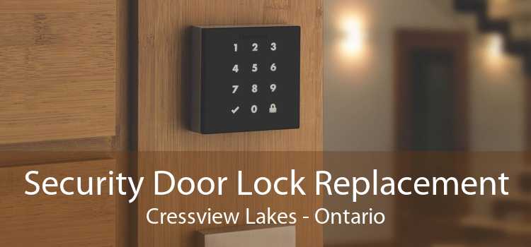 Security Door Lock Replacement Cressview Lakes - Ontario