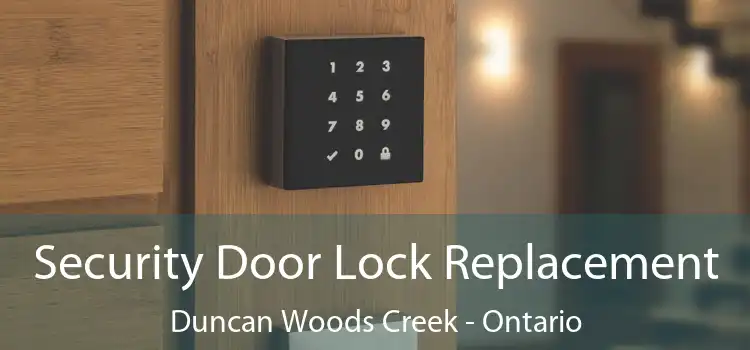 Security Door Lock Replacement Duncan Woods Creek - Ontario