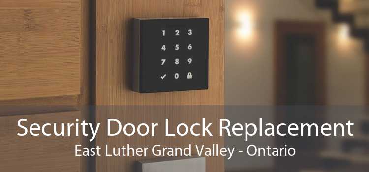 Security Door Lock Replacement East Luther Grand Valley - Ontario