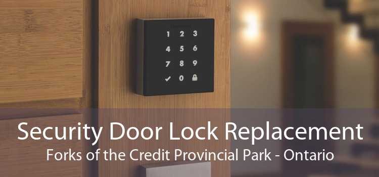 Security Door Lock Replacement Forks of the Credit Provincial Park - Ontario