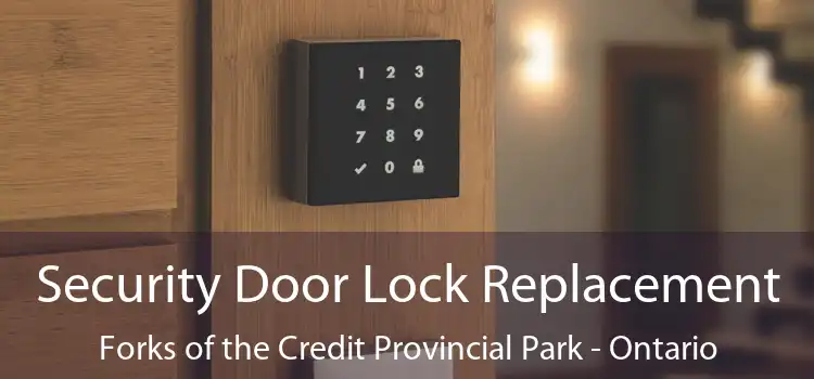 Security Door Lock Replacement Forks of the Credit Provincial Park - Ontario