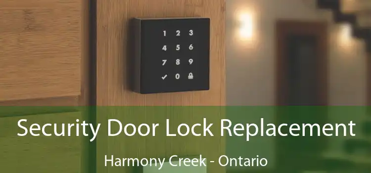 Security Door Lock Replacement Harmony Creek - Ontario
