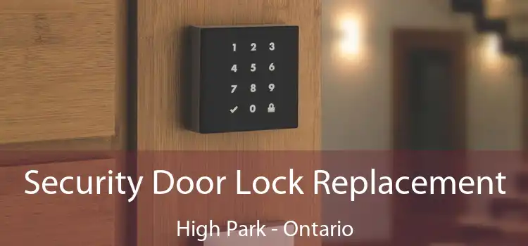 Security Door Lock Replacement High Park - Ontario