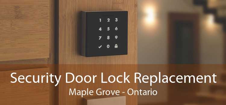 Security Door Lock Replacement Maple Grove - Ontario