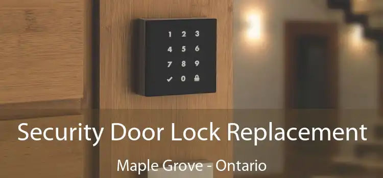 Security Door Lock Replacement Maple Grove - Ontario