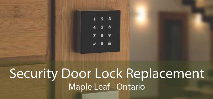 Security Door Lock Replacement Maple Leaf - Ontario
