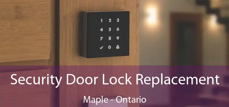 Security Door Lock Replacement Maple - Ontario