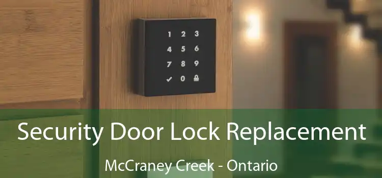Security Door Lock Replacement McCraney Creek - Ontario