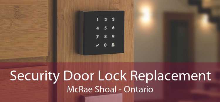 Security Door Lock Replacement McRae Shoal - Ontario