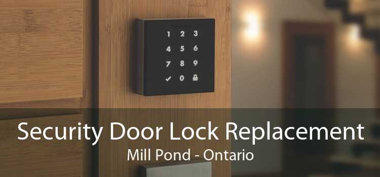 Security Door Lock Replacement Mill Pond - Ontario