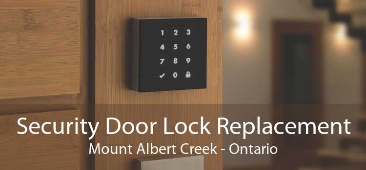 Security Door Lock Replacement Mount Albert Creek - Ontario