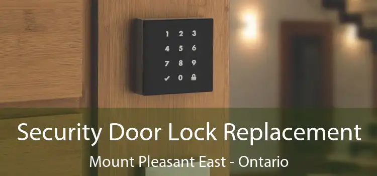 Security Door Lock Replacement Mount Pleasant East - Ontario