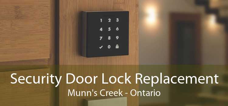Security Door Lock Replacement Munn's Creek - Ontario