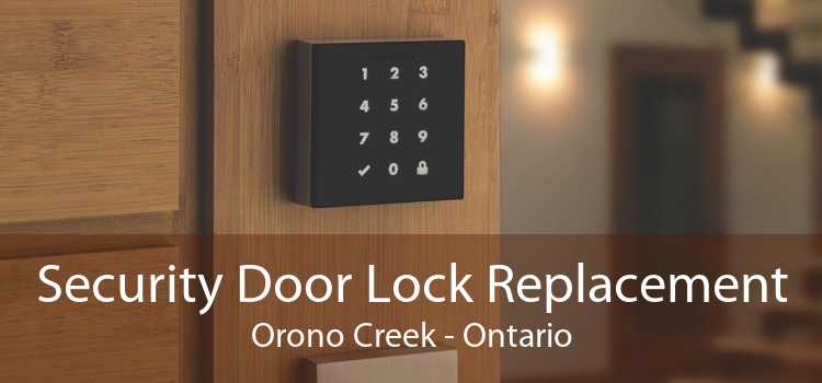 Security Door Lock Replacement Orono Creek - Ontario