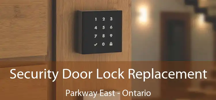 Security Door Lock Replacement Parkway East - Ontario