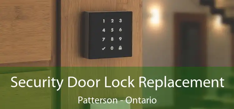 Security Door Lock Replacement Patterson - Ontario