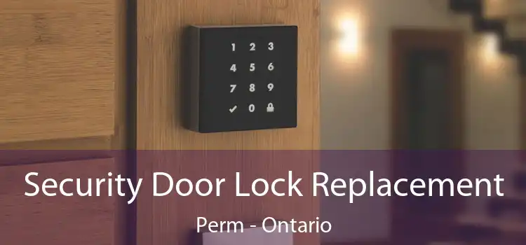 Security Door Lock Replacement Perm - Ontario