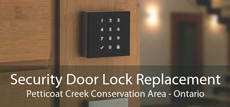 Security Door Lock Replacement Petticoat Creek Conservation Area - Ontario