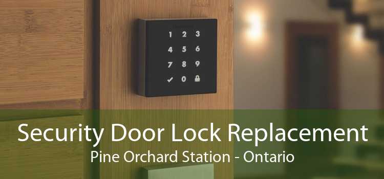 Security Door Lock Replacement Pine Orchard Station - Ontario