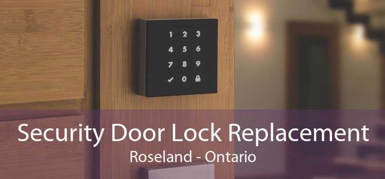 Security Door Lock Replacement Roseland - Ontario