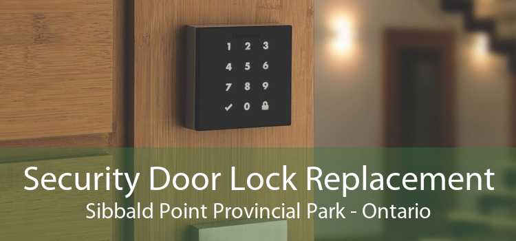 Security Door Lock Replacement Sibbald Point Provincial Park - Ontario