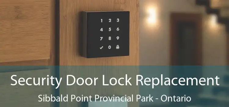 Security Door Lock Replacement Sibbald Point Provincial Park - Ontario