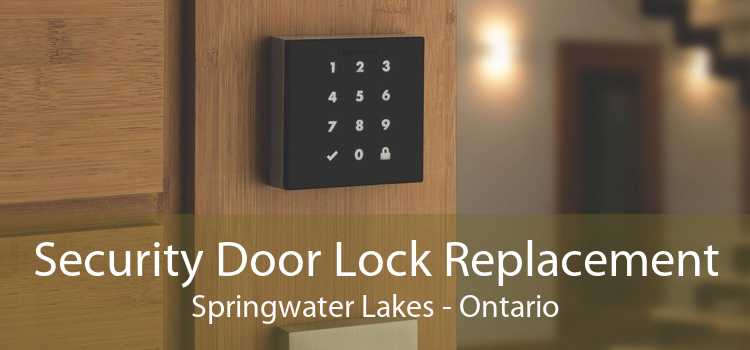 Security Door Lock Replacement Springwater Lakes - Ontario