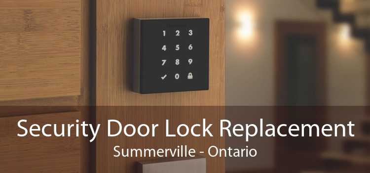 Security Door Lock Replacement Summerville - Ontario
