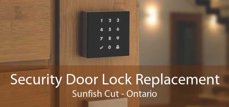 Security Door Lock Replacement Sunfish Cut - Ontario