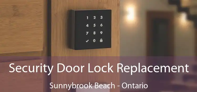 Security Door Lock Replacement Sunnybrook Beach - Ontario