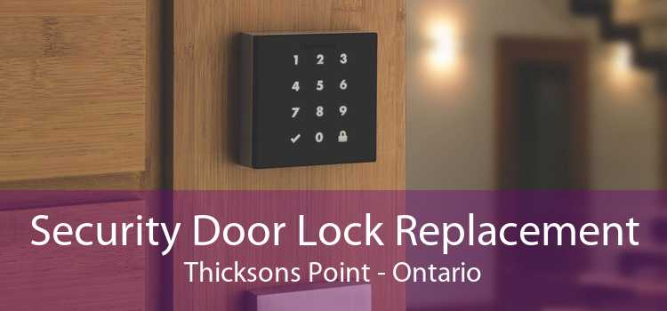 Security Door Lock Replacement Thicksons Point - Ontario