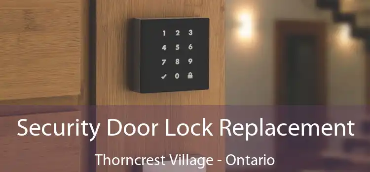 Security Door Lock Replacement Thorncrest Village - Ontario