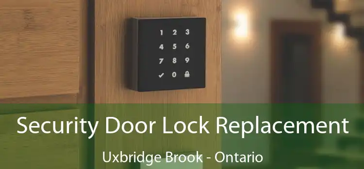 Security Door Lock Replacement Uxbridge Brook - Ontario
