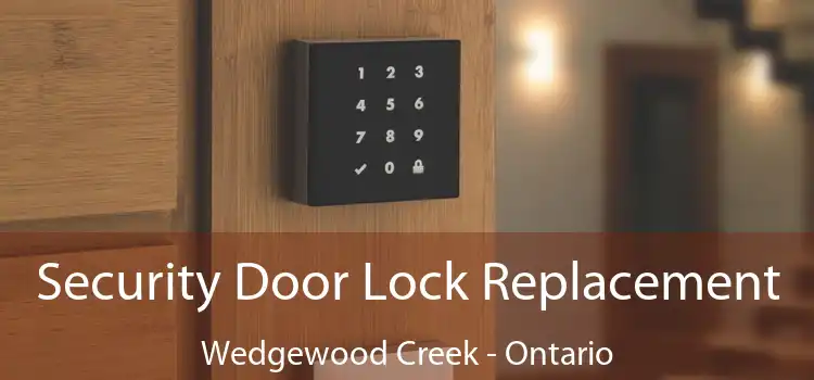 Security Door Lock Replacement Wedgewood Creek - Ontario
