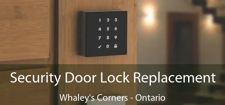 Security Door Lock Replacement Whaley's Corners - Ontario