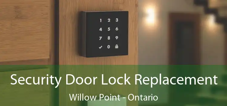 Security Door Lock Replacement Willow Point - Ontario