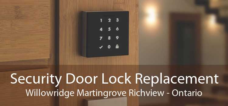 Security Door Lock Replacement Willowridge Martingrove Richview - Ontario