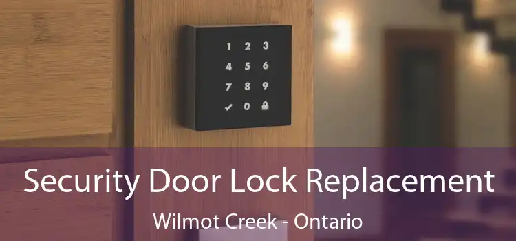Security Door Lock Replacement Wilmot Creek - Ontario
