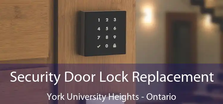 Security Door Lock Replacement York University Heights - Ontario