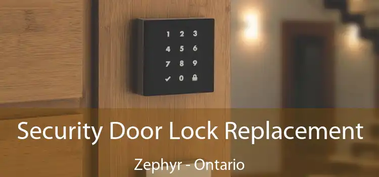 Security Door Lock Replacement Zephyr - Ontario