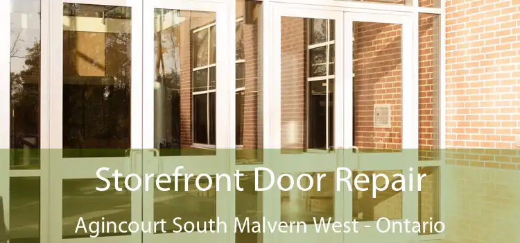 Storefront Door Repair Agincourt South Malvern West - Ontario