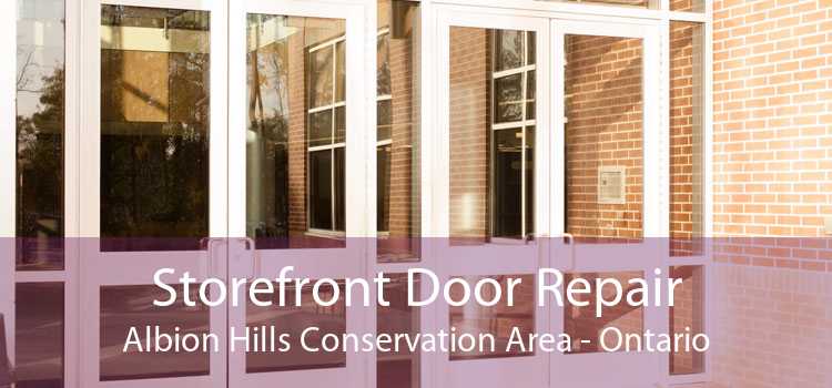 Storefront Door Repair Albion Hills Conservation Area - Ontario