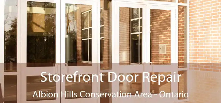 Storefront Door Repair Albion Hills Conservation Area - Ontario