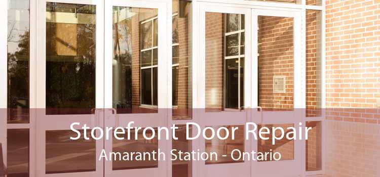 Storefront Door Repair Amaranth Station - Ontario