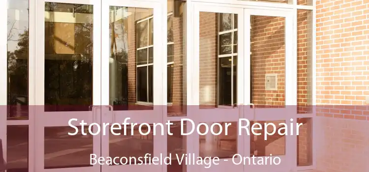 Storefront Door Repair Beaconsfield Village - Ontario